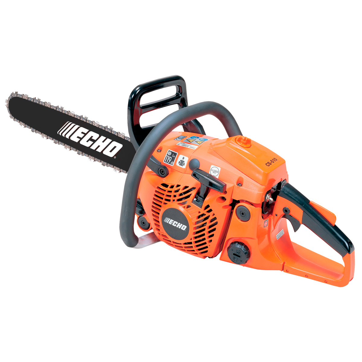 Motosierra Agricola ECHO CS-510, 49.3CC, barra de18" o 20"