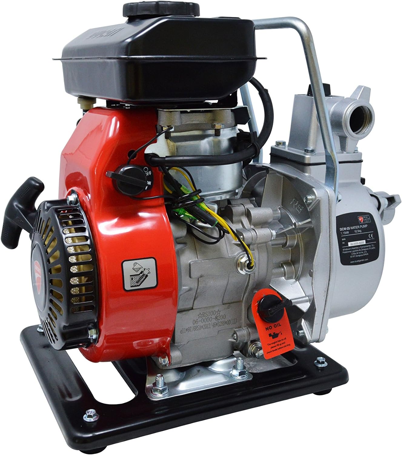 Motobomba Ducati DCW 25 1x1" 2.5 Hp - Imagen 3