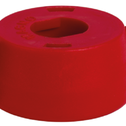 M220 Tapa corta Roja con acople rápido. Pack 10 piezas.