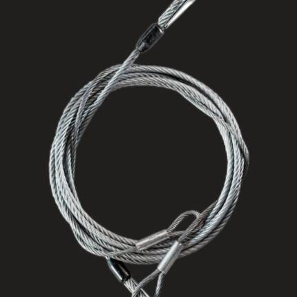 Cable de Acero 88 Cm Hidráulico Con Agujero 3 mm. 1 pieza.