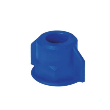 M218/2 Tapa corta con rosca 18 x 1,5mm Azul. 1 pieza.